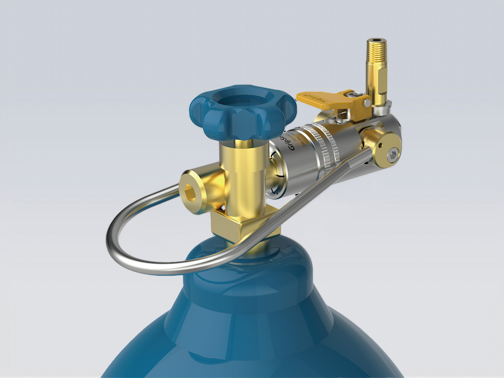 氣瓶充裝快速接頭