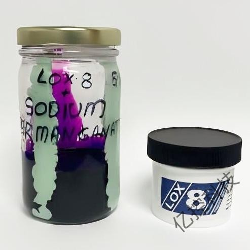 LOX-8 螺紋密封劑與高錳酸鈉的測試